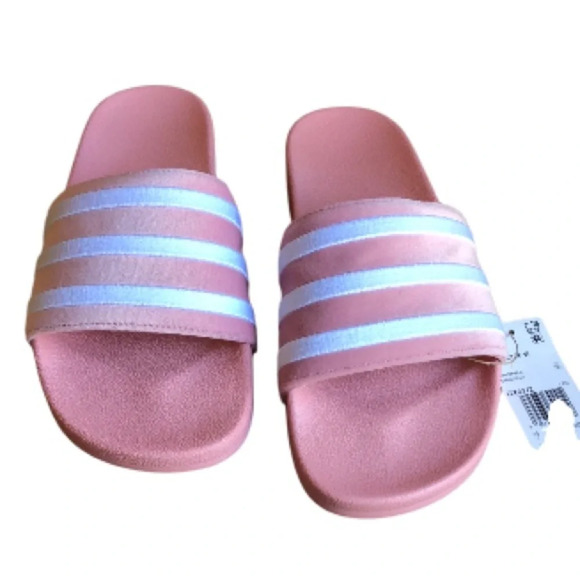 adidas Shoes - Adidas Adilette pink slide sandals womens sz 11 New in Box